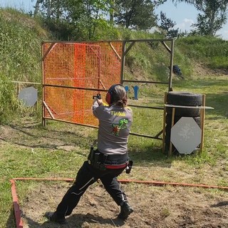 Frau beim IPSC